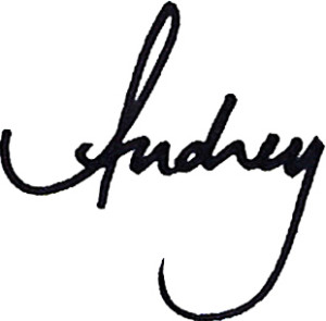 Audrey signature